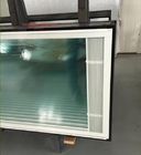25.4mm Blinds Between Glass Flat Shape Blinds For Patio Doors Heat Insulation OEM