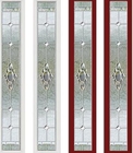 Clear Beveled Leaded Glass Panels for Sidelight doors