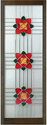 1" Triple Glazed  Large Leaded Glass  For French Door