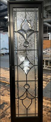 Customizable Door Glass Insert Designed to Fit Various Door Styles Providing Elegance and Improved Visibility
